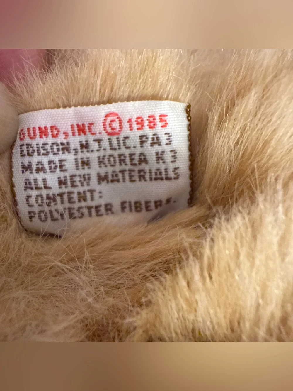 Gund 1985 Muttsy Puppy Dog Plush Large Floppy Golden Retriever 20in Soft VTG